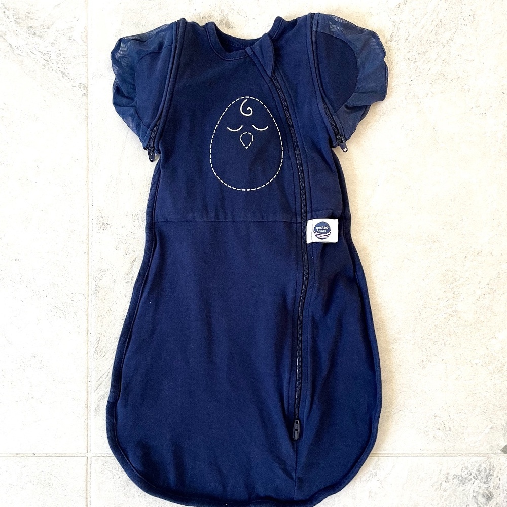 Baby Nested Bean “Zen One” Classic Convertible Swaddle Small 0-3M EXCELLENT